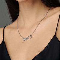 Thumbnail for Kitty Name Necklace by Brother & Sisters, featuring customizable name 