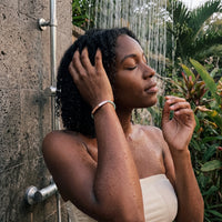 Thumbnail for Bracelet gravé — photo portée sous la douche, waterproof, or rose | SKU: lamenthe-rg