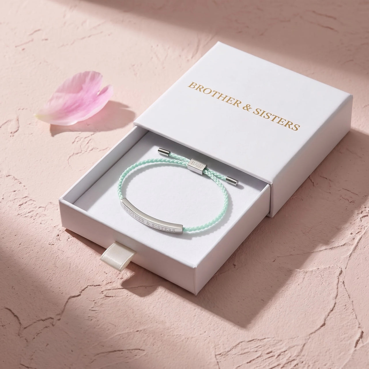 Bracelet cordon — dans l'écrin cadeau, argent | SKU: lamenthe-wg