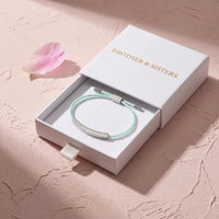 Thumbnail for Bracelet cordon — dans l'écrin cadeau, argent | SKU: lamenthe-wg