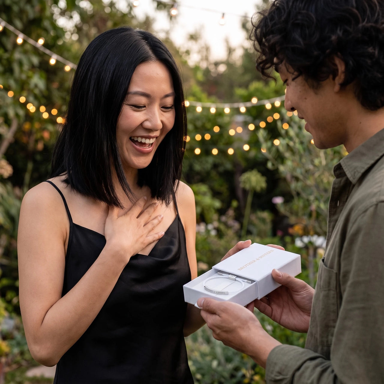 Armbandje — cadeau gegeven, zilver | SKU: laperle-wg