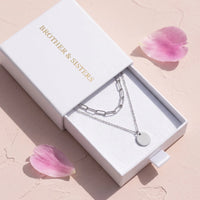 Thumbnail for Dubbele ketting — in de cadeaudoos, zilver | SKU: le-tendance-wg