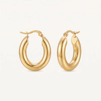 Thumbnail for Oorringen goud — productfoto op witte achtergrond, goud | SKU: lesbrillantes