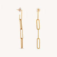 Thumbnail for Hangers oorbellen — productfoto op witte achtergrond, goud | SKU: lespendantes