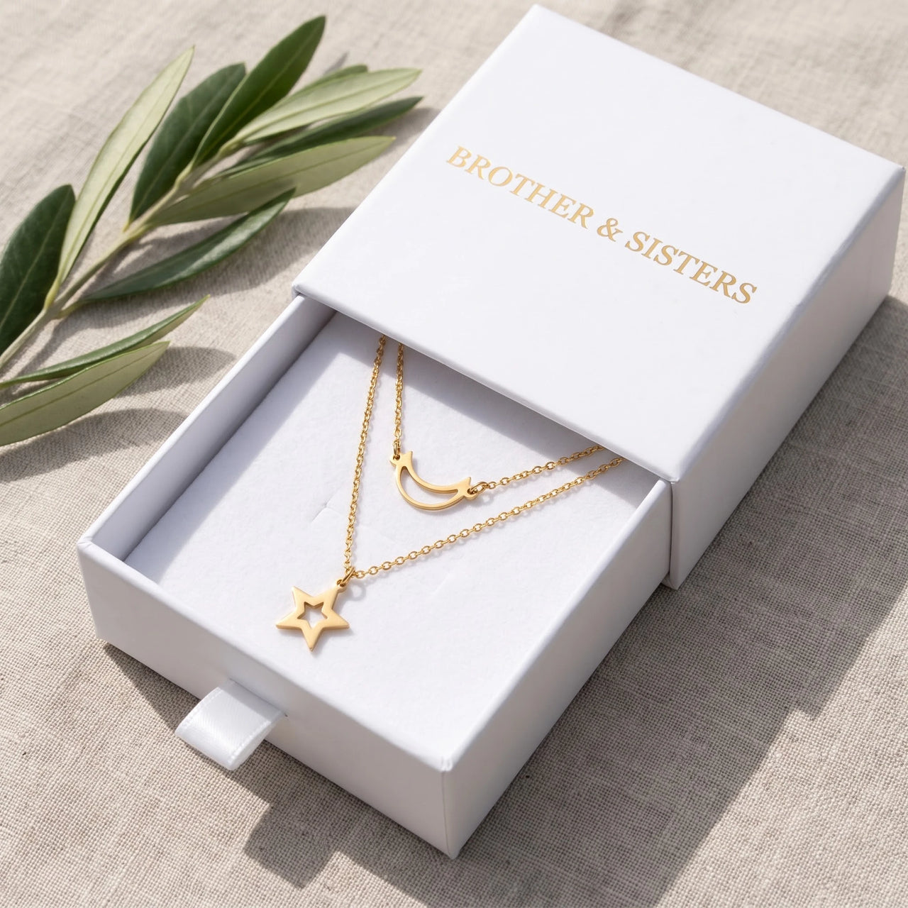 Ster ketting — in de cadeaudoos, goud | SKU: letoile-g