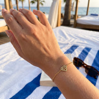 Thumbnail for Waterproof sieraden — gedragen, echte grootte, goud | SKU: 11662607-gold