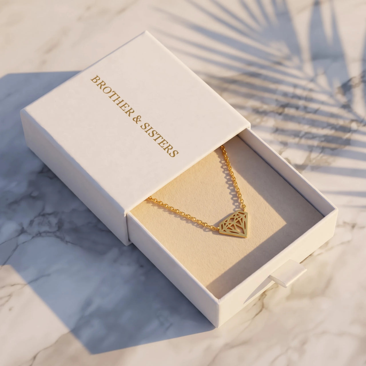 Pendentif géométrique — dans l'écrin cadeau, or | SKU: 12791388-gold