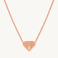 Thumbnail for Collier géométrique — photo produit sur fond blanc, or rose | SKU: 12791388-rose-gold