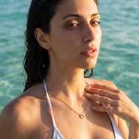 Thumbnail for Collier terre — photo portée dans l'eau, waterproof, or | SKU: 22173453-gold