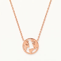 Thumbnail for Collier terre — photo produit sur fond blanc, or rose | SKU: 22173453-rose-gold