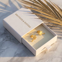 Thumbnail for Palmboom oorbellen — in de cadeaudoos, goud | SKU: 10287609-gold-color