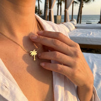 Thumbnail for Zomer sieraden — gedragen, echte grootte, goud | SKU: 8732822-gold-color