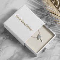 Thumbnail for Palmboom ketting — in de cadeaudoos, zilver | SKU: 8732822-silver-plated
