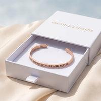 Thumbnail for Bracelet jonc femme — dans l'écrin cadeau, or rose | SKU: lymab-rg