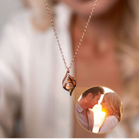 Thumbnail for Luxury Photo Necklace by Brother & Sisters showcasing a photo pendant capturing precious memories with elegance.