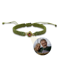 Thumbnail for Man Olive Photo Bracelet by Brother & Sisters, featuring a customizable pendant for cherished memories.