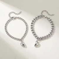 Thumbnail for Magnetic Heart Bond Matching Bracelet Set 2
