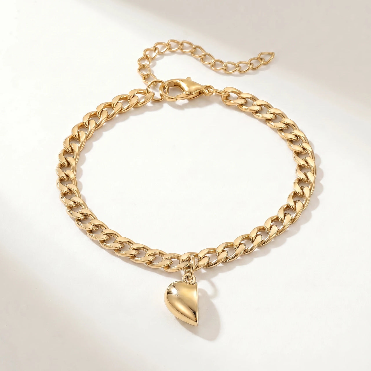 Magnetic Heart Bond Matching Bracelet Set 5