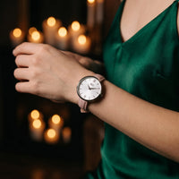 Thumbnail for Pink Love evening — emerald silk and candlelight Helmut Newton