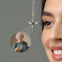 Thumbnail for Protection Photo Necklace featuring a cherished photo of a loved one, from Brother & Sisters, perfect for treasuring memories.