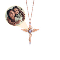 Thumbnail for Protection Photo Necklace by Brother & Sisters featuring cherished moments with a loved one.