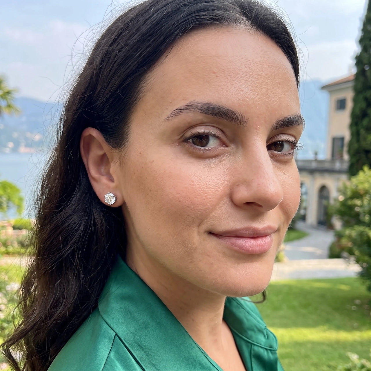 Puces d'oreilles — photo portée en escapade, argent | SKU: 5056659