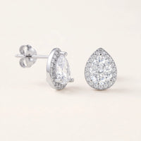 Thumbnail for Silver Drop Earrings, silver stud earrings | SKU: 505174
