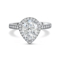 Thumbnail for Silver Drop Ring, silver ring, studio packshot | SKU: 505162-4.5-silver