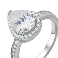 Thumbnail for Silver Drop Ring, silver ring, studio packshot | SKU: 505162-4.5-silver