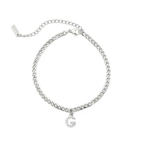 Thumbnail for Silver Initial Anklet - Ankle Bracelet - Anklet for Women - Silver Leg Bracelet Anklet G Brother & Sisters