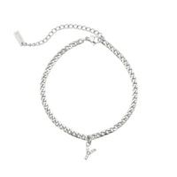 Thumbnail for Silver Initial Anklet - Ankle Bracelet - Anklet for Women - Silver Leg Bracelet Anklet Y Brother & Sisters