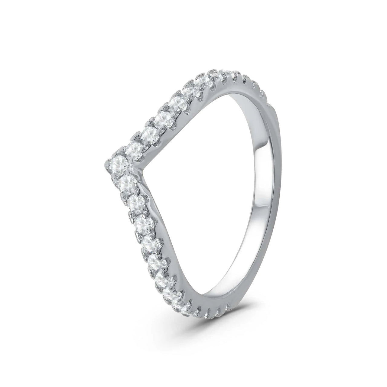 Silver Minimalist Ring, silver ring, studio packshot | SKU: 10645547-4.5-silver