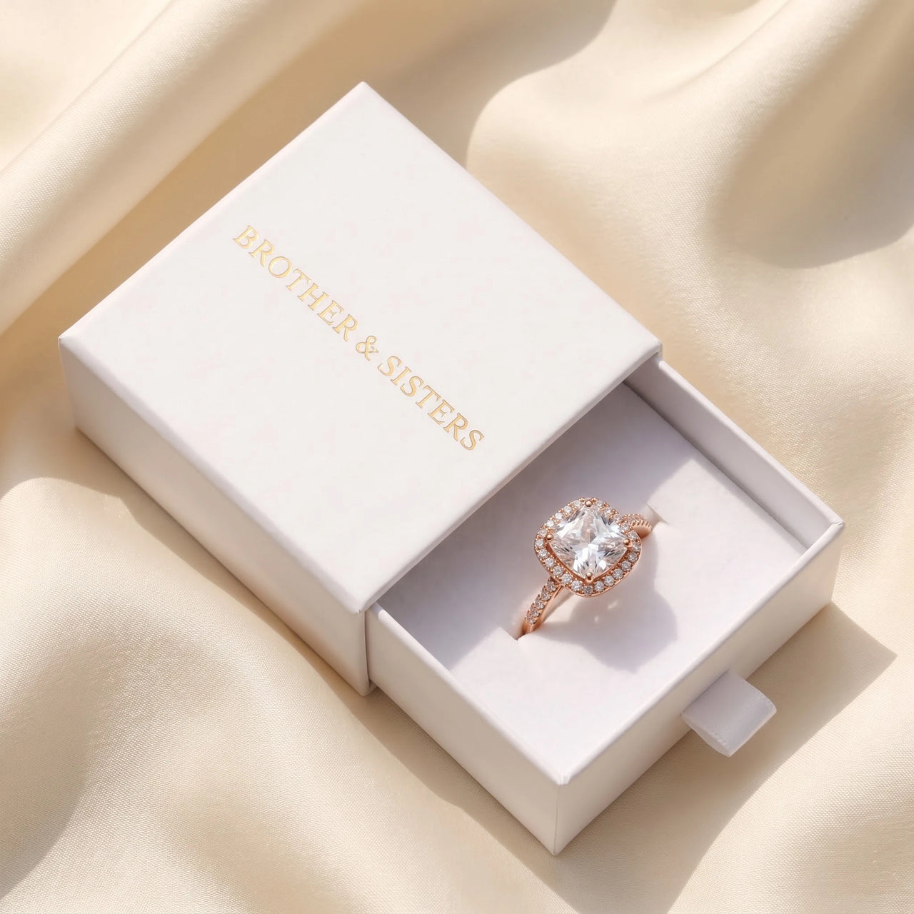 Rose Gold Timeless Ring, rose gold ring — gift box | SKU: 497131-4.5-rose-gold