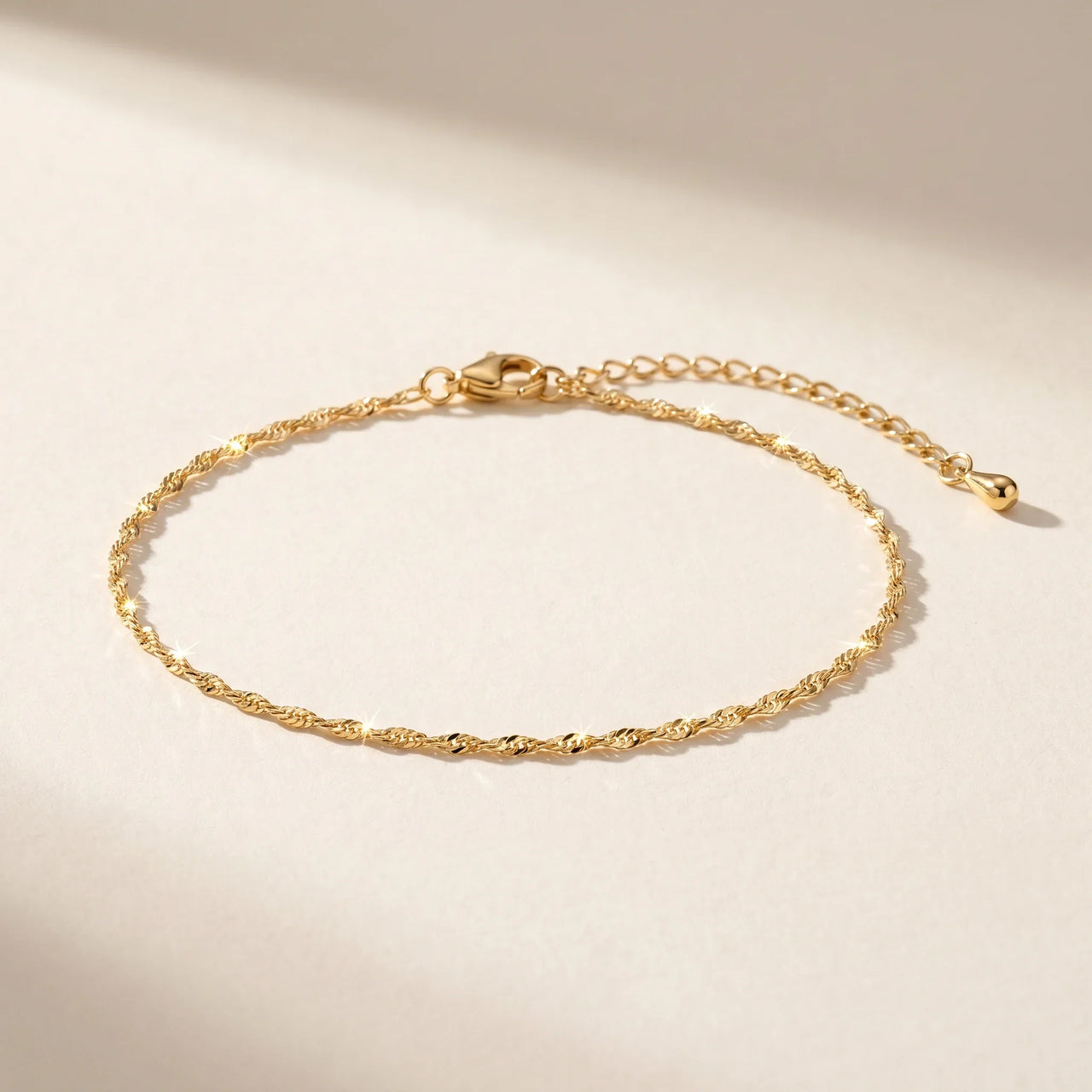 Singapore Twist Anklet