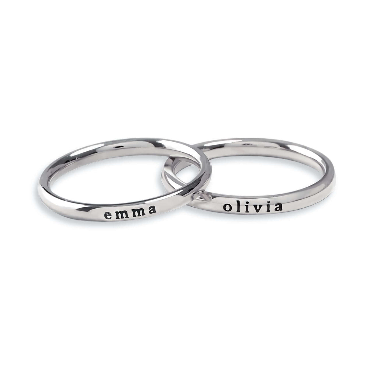 Stainless Steel Ring - Woman Ring - Custom Name Ring – Engraved Ring - Custom Ring Ring Brother & Sisters
