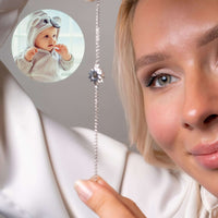 Thumbnail for Sun Photo Bracelet featuring a sun charm and a precious photo, celebrating memories by Brother & Sisters.