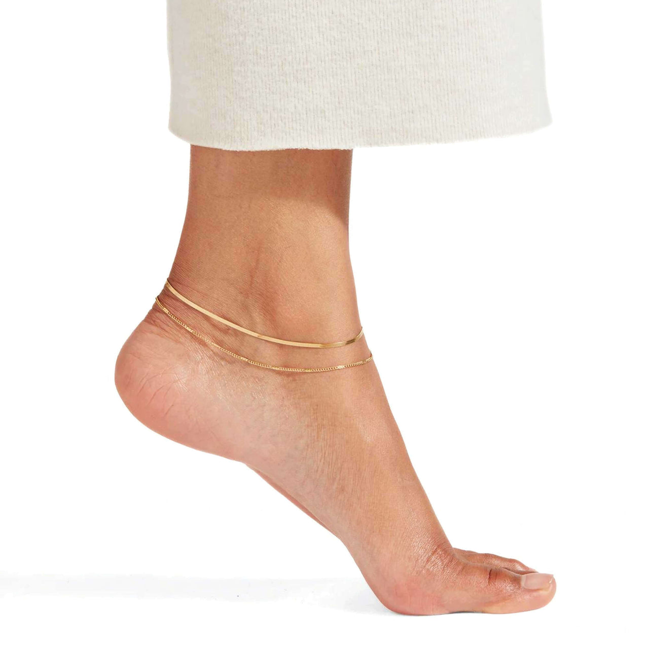 Surf Anklet - Ankle Bracelet - Anklet for Women - Gold Leg Bracelet Anklet Brother & Sisters