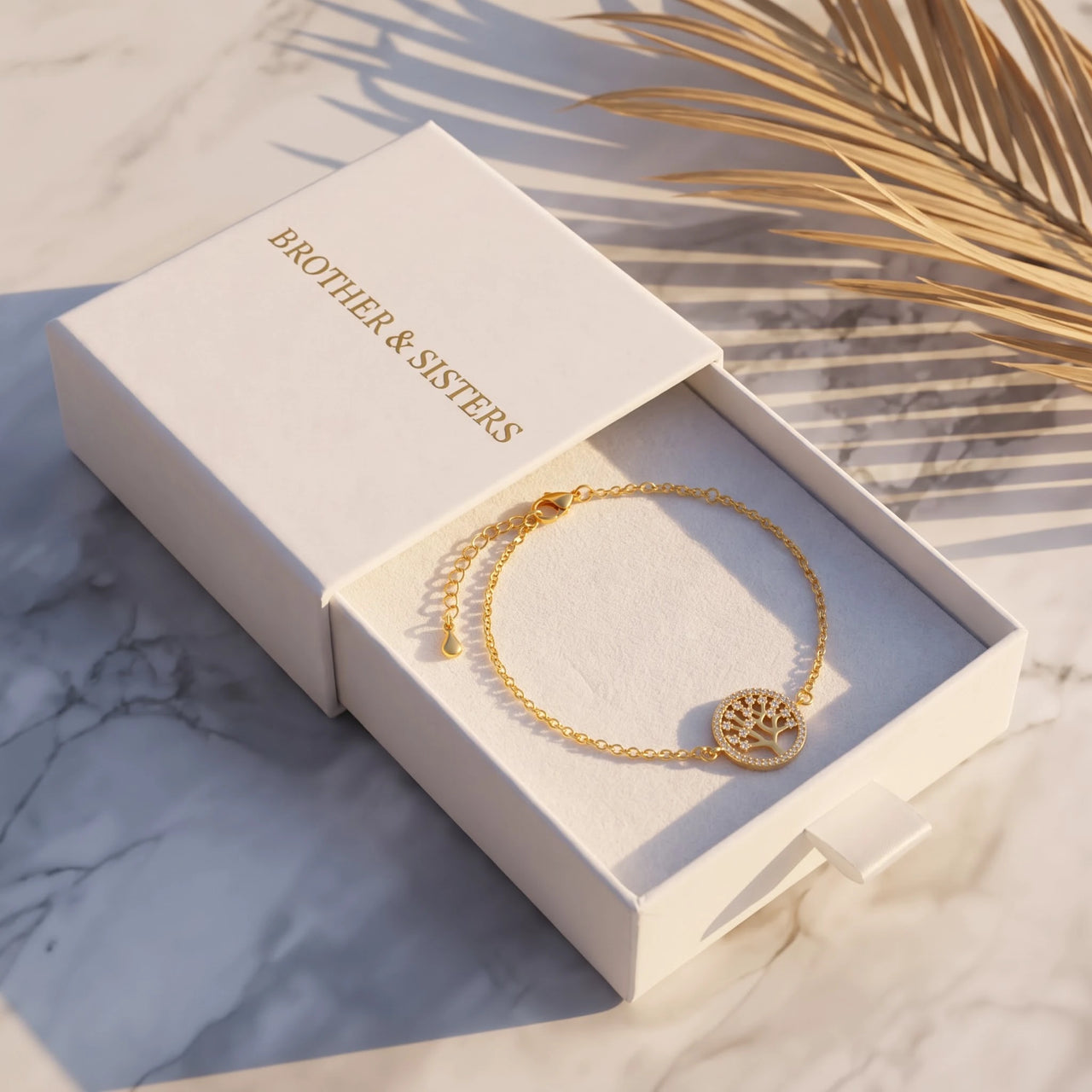 Bracelet arbre de vie — dans l'écrin cadeau, or | SKU: 18963309-gold