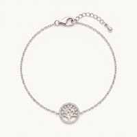 Thumbnail for Bracelet fin femme — photo produit sur fond blanc, argent | SKU: 18963309-white-gold