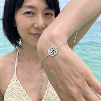Thumbnail for Bracelet arbre de vie — photo portée dans l'eau, waterproof, argent | SKU: 18963309-white-gold