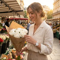 Thumbnail for White Purity flower market — lug-less round case