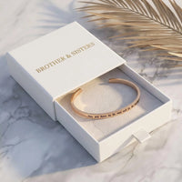 Thumbnail for Bracelet jonc femme — dans l'écrin cadeau, or rose | SKU: 9864184-rose