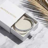 Thumbnail for Bracelet message — dans l'écrin cadeau, argent | SKU: 9864184-silver
