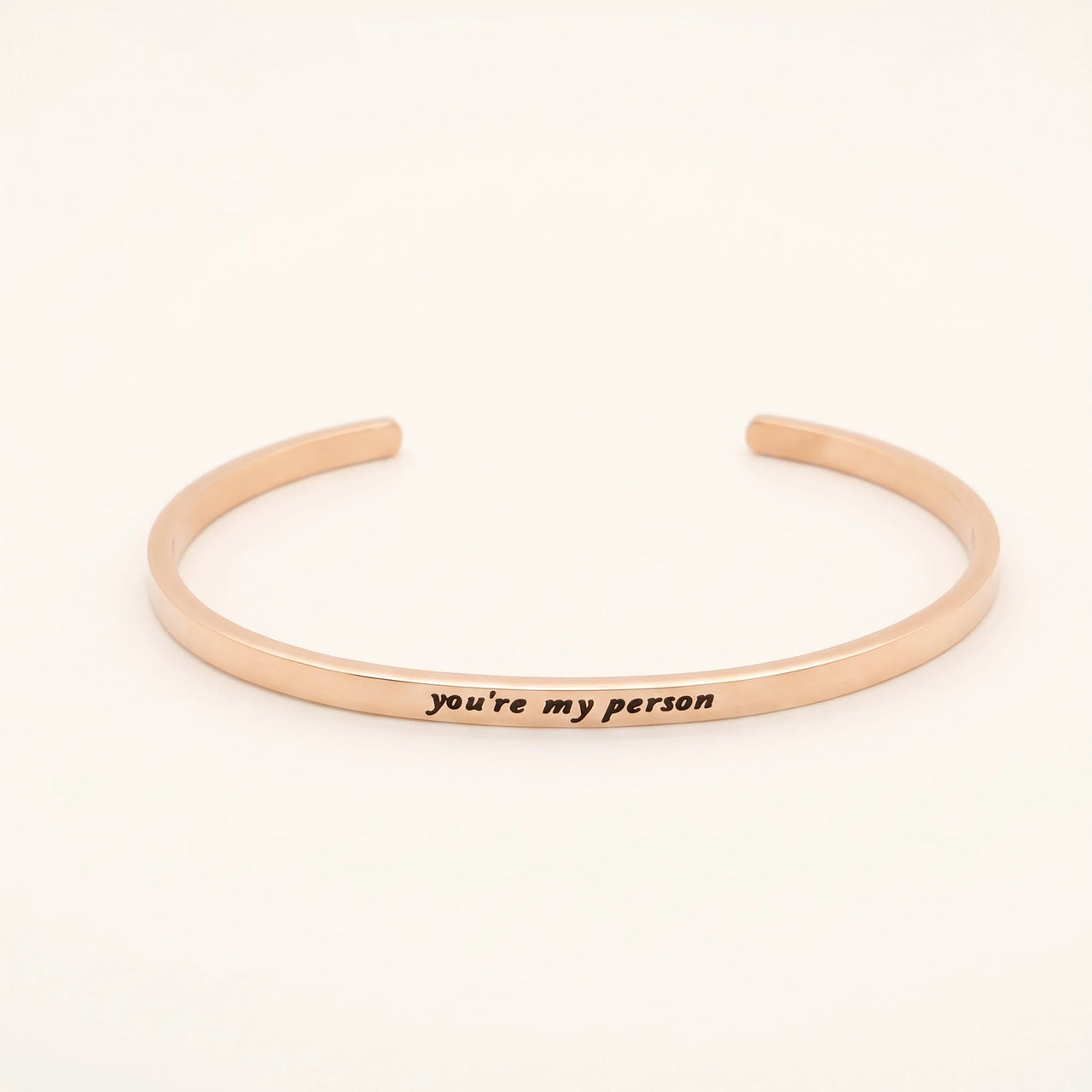 Cadeau beste vriendin — productfoto op witte achtergrond, rosé goud | SKU: 8174603-rose-gold-color