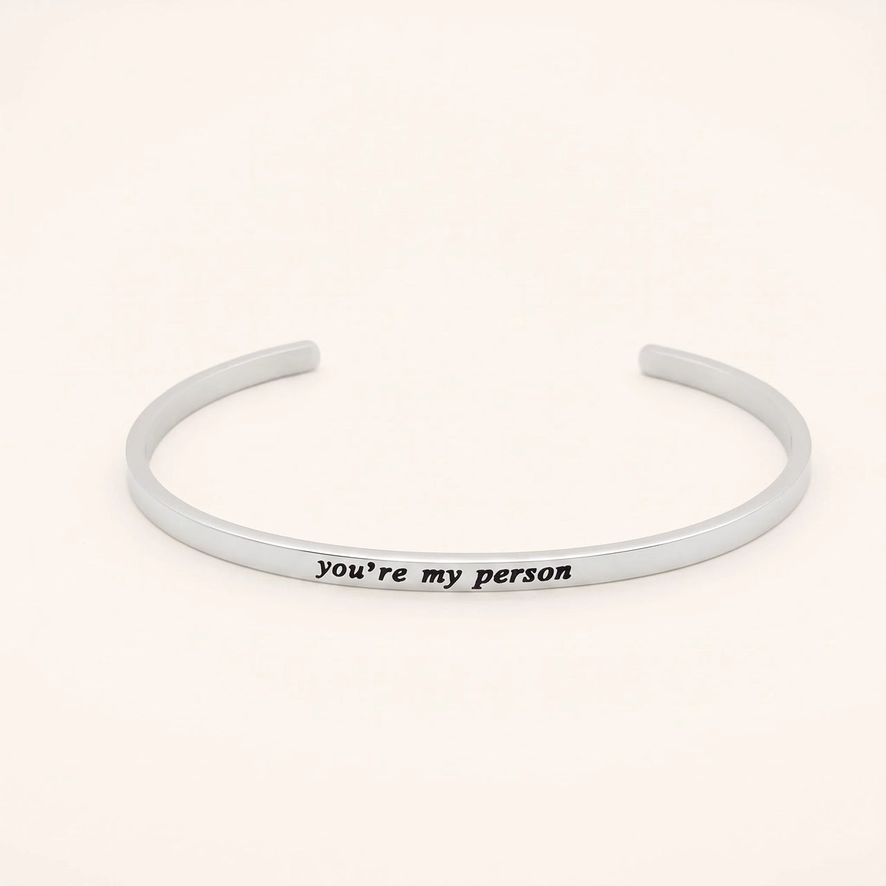 Cadeau beste vriendin — productfoto op witte achtergrond, zilver | SKU: 8174603-silver-color