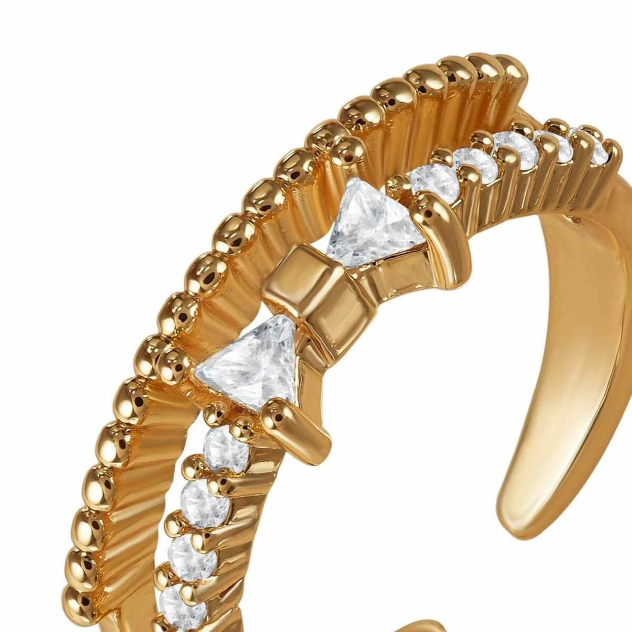 Gold Ring for Women - Stainless Steel Ring - Woman Ring - The Butterfly Ring Ring Brother & Sisters
