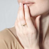 Thumbnail for Gold Ring for Women - Stainless Steel Ring - Woman Ring - The Heart Ring Ring Brother & Sisters