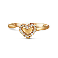 Thumbnail for Gold Ring for Women - Stainless Steel Ring - Woman Ring - The Heart Ring Ring Brother & Sisters