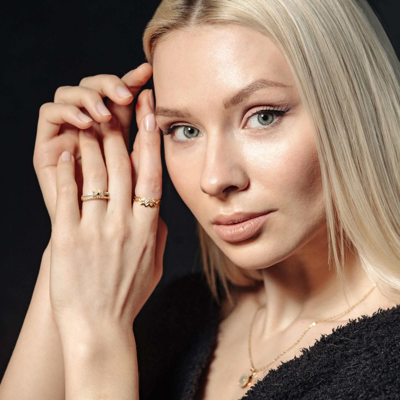 Gold Ring for Women - Stainless Steel Ring - Woman Ring - The Zigzag Ring Brother & Sisters