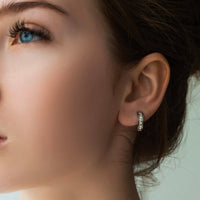 Thumbnail for Majesty Earrings - Hoop Earrings - Silver Earrings - Earrings for Women Earrings Brother & Sisters